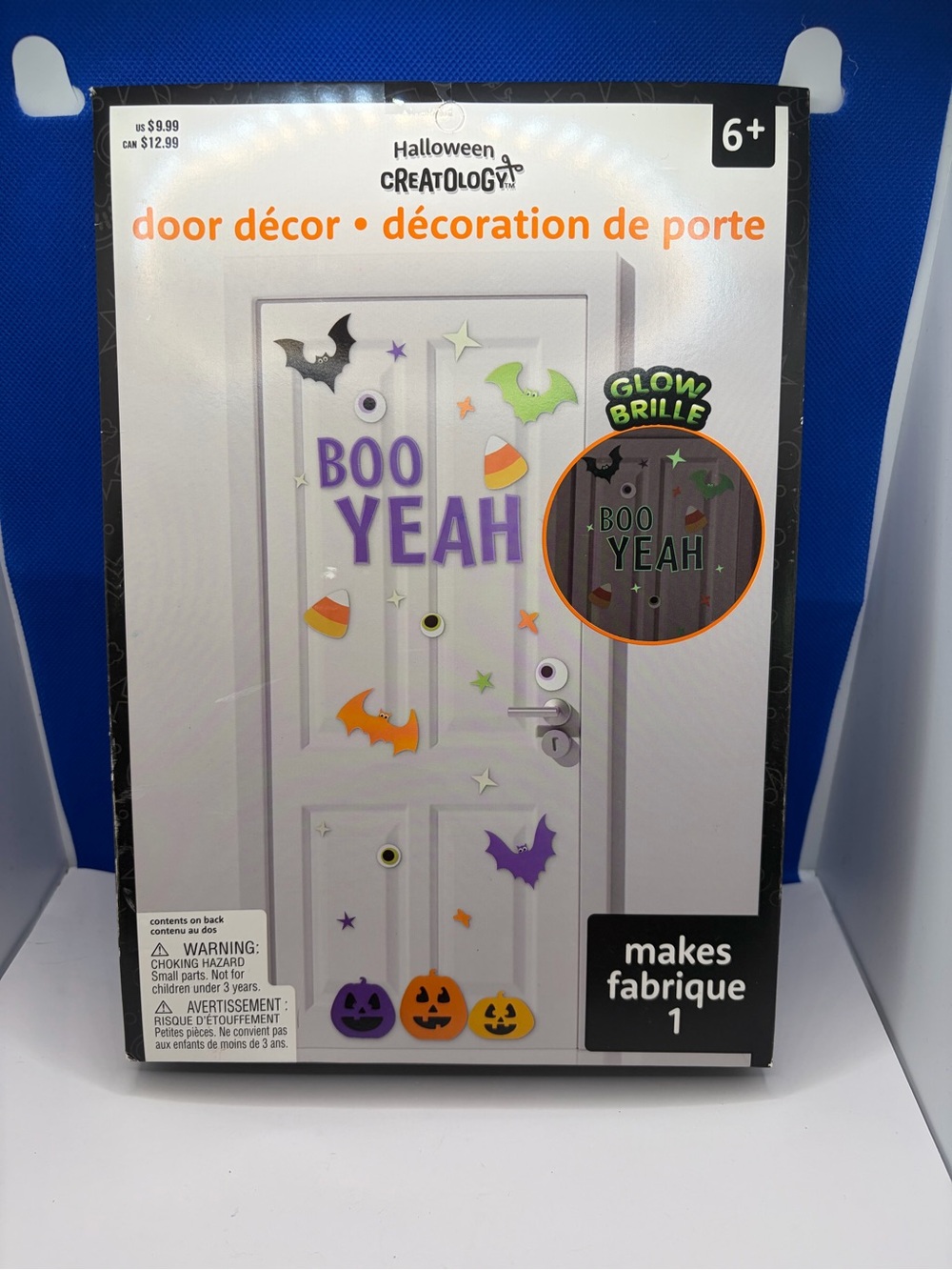 Creatology Halloween Glow in the Dark Boo Yeah Door Decor Kit New